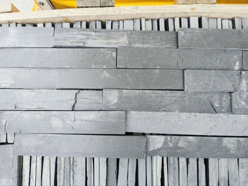 Плитка чёрная из натурального камня фасадная 30 см * 5 см, толщина 7 мм -30 мм купить в Красноуфимске