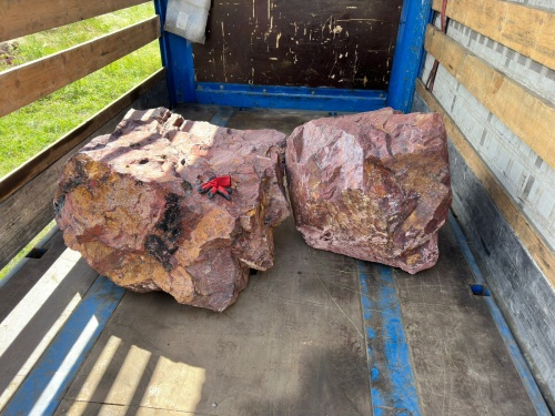 Ландшафтные глыбы красно-фиолетовые 200-1000 килограмм купить в Красноуфимске