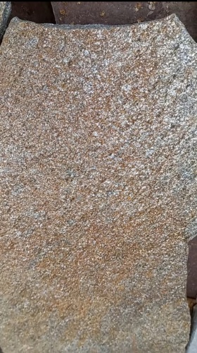 Плитняк златолит серебристый для цоколя, отмостки купить в Красноуфимске