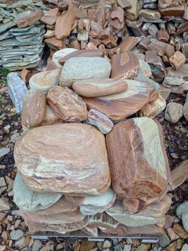 Златолит жёлтый, жёлто-зелёный глыбки и валуны для ланшафтного дизайна купить в Красноуфимске